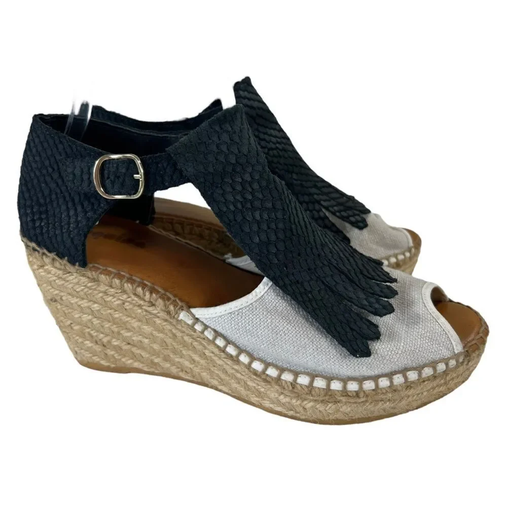Anthropologie Naguisa Espadrille Wedge Sandals